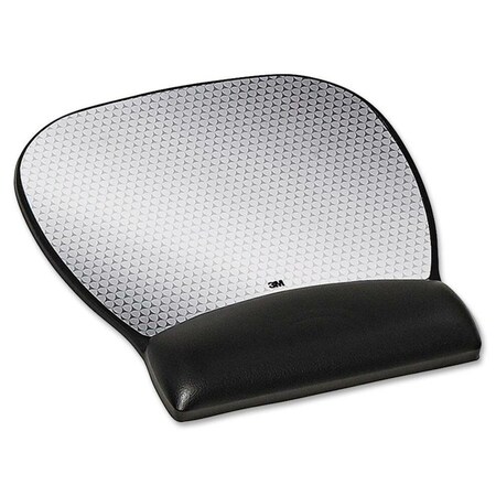 3M Mobile Interactive Solution Mousepad And Wrist Rest Black Gel MW310LE